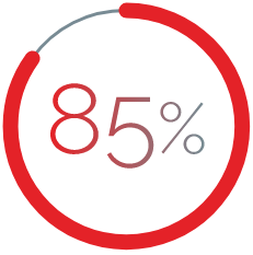 85% icon